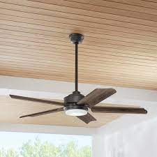 Match fans with your ceiling and general appearance in the room to achieve the best appearance. Damp Outdoor Indoor 56 Large Ceiling Fan Unique Patio Industrial Natural Iron Ceiling Fans Home Garden