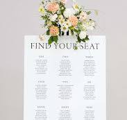 Wedding Seating Chart Poster | The Lauren
