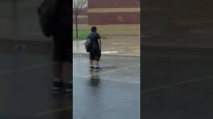 Sad anime boy crying in the rain rain photo 41358414. Kid Standing In Rain While Everyone Is Running Youtube