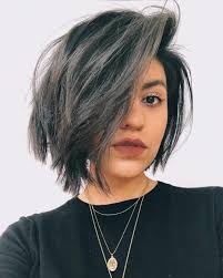 50 Cute Short Haircuts And Styles Women 2019 Bobhair Bobhairstyles Ha Short Hairstyles For Thick Hair Thick Hair Styles Short Hair Styles For Round Faces