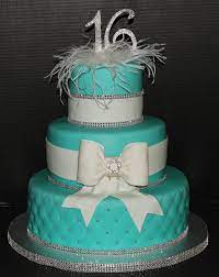 A cake takes the center stage of the birthday party. Pin By Cecilia Huezo On Sweet Sixteen Cake By Cecy Huezo Sweet 16 Birthday Cake 16 Birthday Cake Blue Birthday Cakes