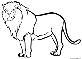 Dessiner de façon réaliste exige de l'application, de la concentration, mais il serait dommage de s'arrêter là. Coloriage Lion Animal Sauvage Mammifere Carnivores Dessin Animaux Sauvages A Imprimer
