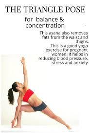 The Triangle Pose Yoga For Beginners Basic Yoga Poses Yoga For Beginners Triangle Pose Yoga