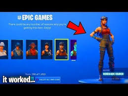 How To Get All Skins In Fortnite Free Fortnite Free Skins Glitch In Cha Funny Text Memes Epic Games Epic Games Fortnite