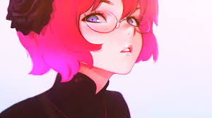 Looking for the best cute pink wallpapers for girls? Av00 Ilya Kuvshinov Girl Cute Pink Illustration Art Flare Wallpaper