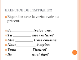 Check spelling or type a new query. Le Verbe Avoir Lessons Blendspace