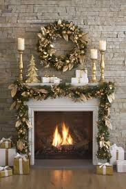 I Thought You Might Be Interested In This Image From San Antonio Express News Christmas Mantel Decorations Gold Christmas Decorations Christmas Mantle Decor