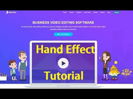 Animiz Animation Maker Hand Effect Tutorial Animation Maker Video Editing Software Tutorial