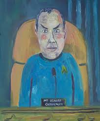 Portrait of Daniel Rolnik Painting by John Kilduff