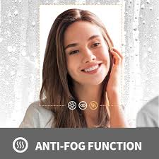 Smart LED Backlit Bathroom Large Round Mirror Anti-Fog 3 Colors Touch