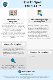 Spell it right characters list. How To Spell Template And How To Misspell It Too Spellcheck Net