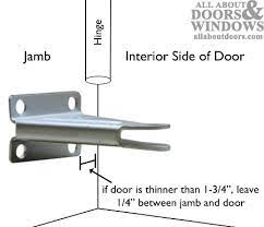 Storm doors are installed on the outside of the existing frame and require no additional framework other than the installation of a face plate on. Installing And Adjusting Pneumatic Storm Door Closer