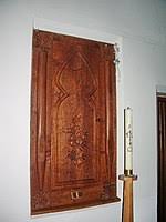 Solid oak dining room table and 6 chairs. Cupboard Wikipedia