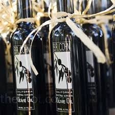 Real Weddings An Outdoor Wedding In Glen Allen Ca Wine Bottle Favors Wine Bottle Favors Wedding Wine Bottles Olive Oil Wedding Favors