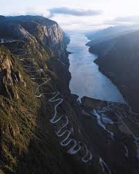 This is hardly surprising considering the spectacular rock formations the pulpit rock (preikestolen) and kjeragbolten, the latter of which is a prime destination for base jumpers. Lysebotn Mountain Road In Norway Pics
