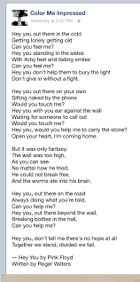There S Someone In My Head But It S Not Me Pink Floyd Lyrics Pink Floyd Pink Floyd Lyrics Rocker Quotes Pink Floyd