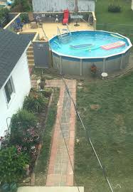 Love Our New Deck And Walkway Pool Pool Designs In Ground Pools