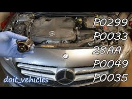 Mercedes A180 W176 Bypass Blow Off Valve Replacemnt Test P0299 P0035 Youtube