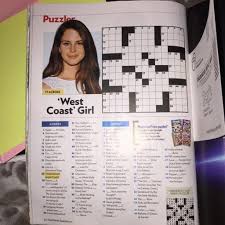Check spelling or type a new query. Lana Del Rey Latest On Twitter Lana Del Rey On The Crossword For People Magazine Latest Issue Http T Co 2heihkrmmr