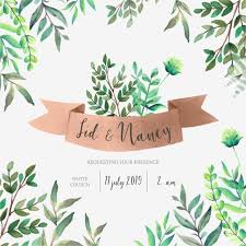 Millions Of Png Images Backgrounds And Vectors For Free Download Pngtree Free Watercolor Flowers Vector Free Wedding Invitations