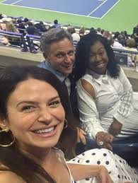 The @usopen is one of my favorite events, and it's been so fun sharing it  with some amazing people! A special tribute to the artists behind the  Althea Gibson tributes: @mkoby and