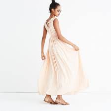Magnolia Tie Back Maxi Dress Madewell Romantic Maxi Dress Dresses Magnolia Dress