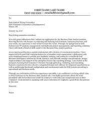 Management Analyst Cover Letter Data Analyst Job Resume Samples Writing A Cover Letter