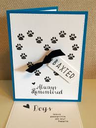  Sssfave Pawprints On Our Hearts Stamps And Bundle Of Stitched Shapes Dies Card Craft Pet Sympathy Cards Dog Sympathy Card