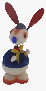 In a recent experiment i found that the raw paste is. Large Vintage Flocked Germany Paper Mache Easter Bunny Easter Bunny Hd Png Download Kindpng