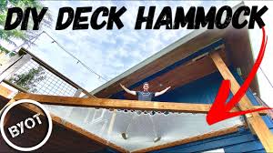 Get inspired by browsing these pictures and videos for porch. Diy Deck Hammock Loft Net Youtube