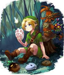 the legend of zelda majora s mask young link tatl skull kid and tael ムジュラの仮面 すふれ のイラスト pixiv zelda art legend of zelda legend of zelda breath