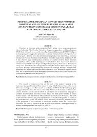 Check spelling or type a new query. Pdf Peningkatan Kemampuan Menulis Teks Prosedur Kompleks Melalui Model Pembelajaran Stad Student Team Achievement Division Pada Kelas X Ipa 3 Sman Candipuro Lumajang