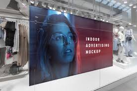 Mockup Of Indoor Advertising Horizontal Billboard Stand In Mall Shop Ping Centre Shop Window Paid Affiliate Paid Horizo In 2020 Billboard Shopping Mall Mockup