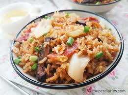 Chinese Sausage With Cabbage Rice Recipe Souper Diaries Recipe Cabbage Rice Rice Recipes Sausage Rice