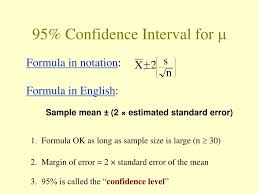 Enter how many in the sample, the mean and standard deviation, choose a confidence level, and the calculation is done live. Ppt Confidence Intervals For A Mean Powerpoint Presentation Free Download Id 4264782