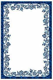 Pin De Karina Guevara Em Panolarim 3 Bordas Para Certificados Moldura Azul Arabesco Moldura