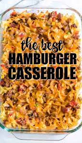 Baked With Noodles Ground Beef Seasonings Cheese And Vegetables This Hamburger In 2020 Ground Beef Recipes For Dinner Beef Recipes For Dinner Dinner Casseroles