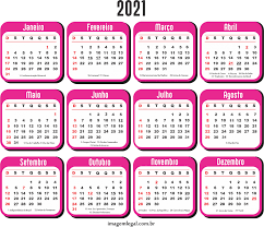 Calendario 2021 mensile in vettoriale. Olga Ferreira Da Silva Olgaferreiradas Perfil Pinterest
