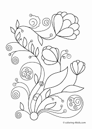 Spring Flowers Coloring Pictures Unique Free Printable Spring Coloring Pages For Ad In 2020 Flower Coloring Pages Printable Flower Coloring Pages Spring Coloring Pages