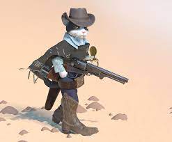 Viralhog published june 24, 2021 2,665 views. Artstation Cowboy Cat Steve James