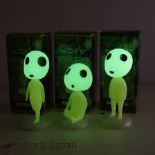 Moro is very wise and is keen to the tricks of mankind. Studio Ghibli Princess Mononoke Bobble Head Kodama Night Glow Figure Walk Ver