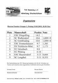 Sc Wallersdorf Seite 2 Eisstockverein