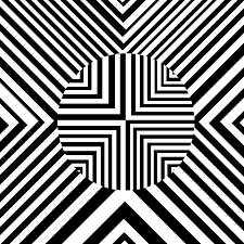 Black And White Optical Illusion Art Psychedelic Disk Optical Illusions Art Op Art Poster Art