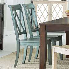 vintage side chair (antique blue) (set
