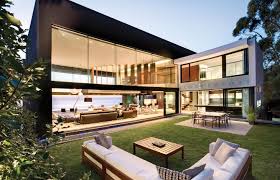The living room of film and tv producer brian grazer's modern, santa monica, california, mansion, with interior design by waldo fernandez, features triangular chairs by rick owens and a. Contemporary Homes Interior Design And Architecture Home Facebook