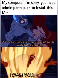 Computer Admin Hades Funny Disney Memes Stupid Funny Memes Really Funny Memes