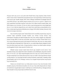 Grammarly can save you from grammatical mistakes and other writing issues. Essay Alasan Memilih Jurusan