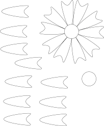 12 Free Printable Templates Paper Flower Patterns Flower Template Paper Flower Template