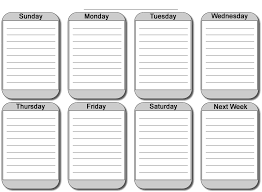 We have 6 great pictures of one week printable calendar. Free Printable Weekly Planners Printable Weekly Planner Sheets