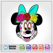 Costumes de carnaval commentaires noël commentaires déguisement asie commentaires jour des morts costume commentaires articles de halloween commentaires. Minnie Mouse Day Of The Dead Svg Instant Download Digital Clipart Bodowinvector